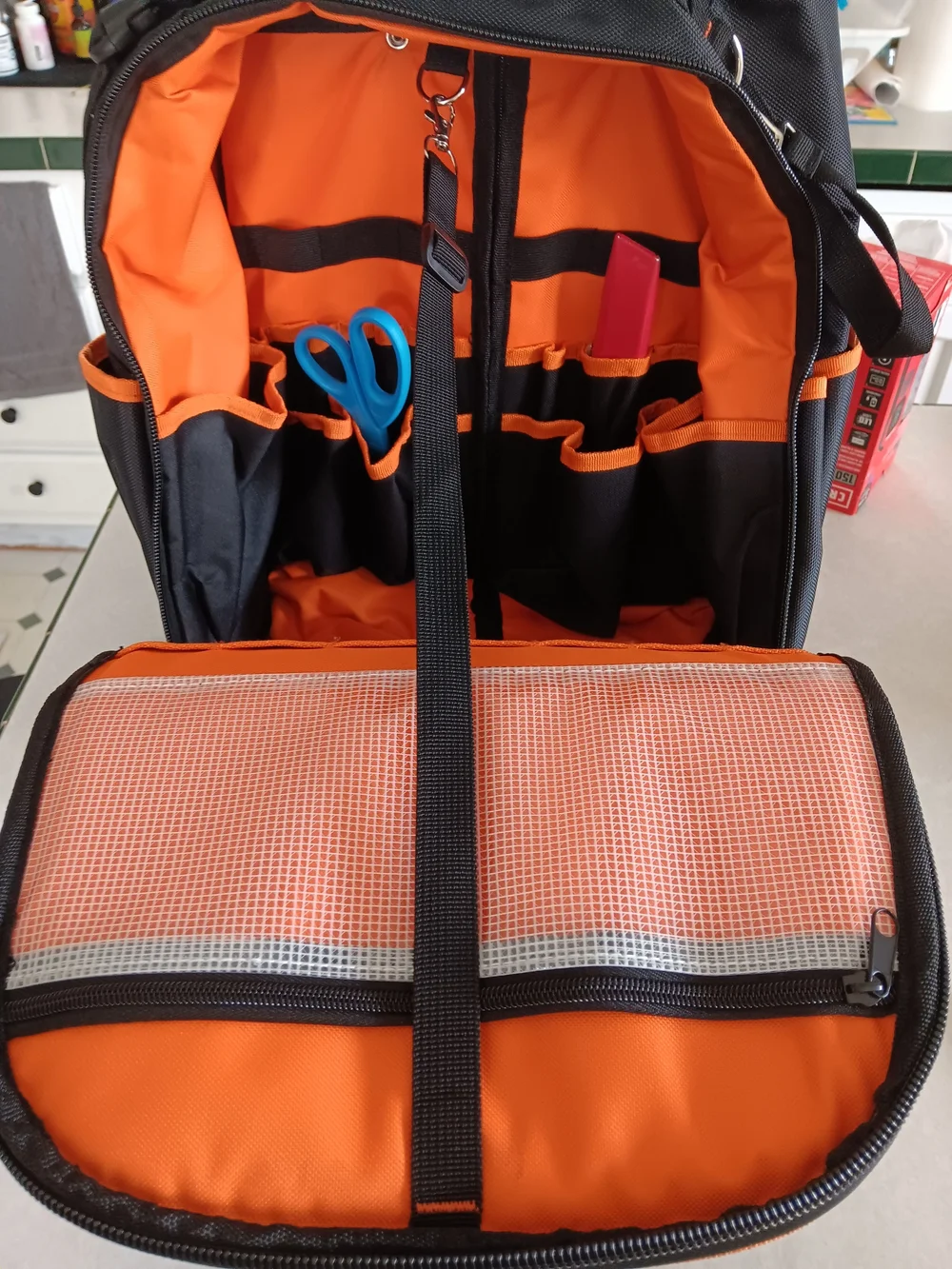 Auropeak 2&1 Rolling Tool Backpack. Brand New No Tags.